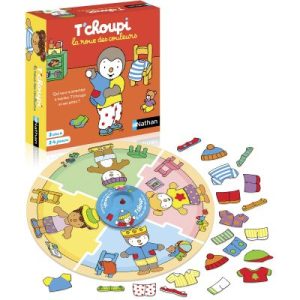 achetez Jeu éducatif La roue des couleurs T'choupi Nathan au meilleur prix en promo