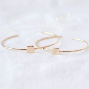 achetez Jonc Alice en plaqué or jaune (personnalisable) Mon Petit Poids au meilleur prix en promo