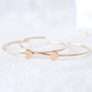 achetez Jonc Joséphine en plaqué or jaune (personnalisable) Mon Petit Poids au meilleur prix en promo