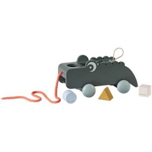 achetez Jouet à tirer Croco le crocodile vert Done by Deer au meilleur prix en promo
