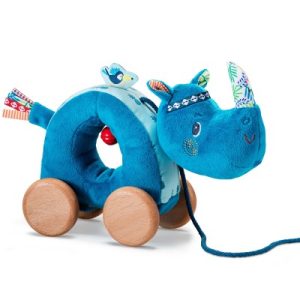 achetez Jouet à tirer Marius le rhinocéros Lilliputiens au meilleur prix en promo