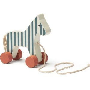 achetez Jouet à tirer cheval rayé Carl Larsson Kid's Concept au meilleur prix en promo