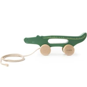 achetez Jouet à tirer en bois Mr. Crocodile Trixie au meilleur prix en promo