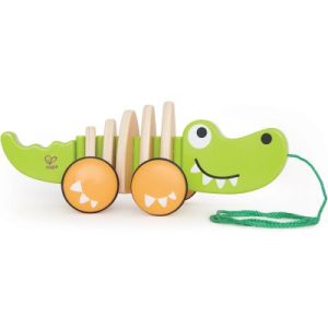 achetez Jouet à tirer en bois crocodile Hape au meilleur prix en promo