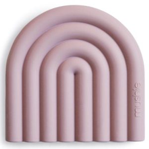 achetez Jouet de dentition Rainbow mauve Mushie au meilleur prix en promo