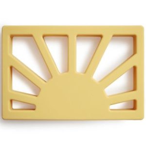 achetez Jouet de dentition Sun Muted yellow Mushie au meilleur prix en promo