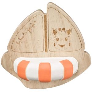 achetez Jouet de dentition bateau Rubber & Wood Sophie la girafe au meilleur prix en promo