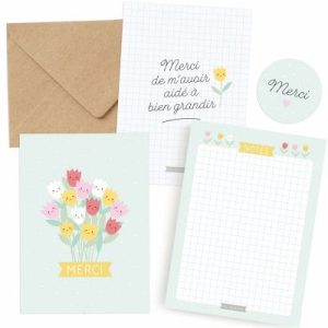 achetez Kit cadeau Merci pour maîtresse / nounou / ATSEM Zü au meilleur prix en promo