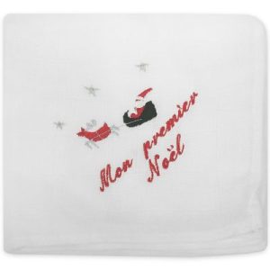 achetez Lange en coton Mon premier Noël Père Noël (70 x 70 cm) ANVIE au meilleur prix en promo