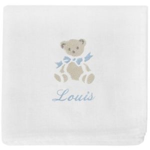 achetez Lange ours bleu personnalisable (70 x 70 cm) ANVIE au meilleur prix en promo