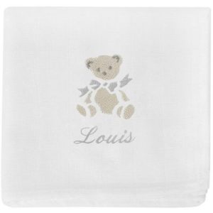 achetez Lange ours gris personnalisable (70 x 70 cm) ANVIE au meilleur prix en promo