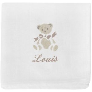 achetez Lange ours taupe personnalisable (70 x 70 cm) ANVIE au meilleur prix en promo
