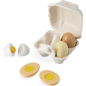 achetez Les œufs du petit chef (boîte de 4 œufs) Janod au meilleur prix en promo