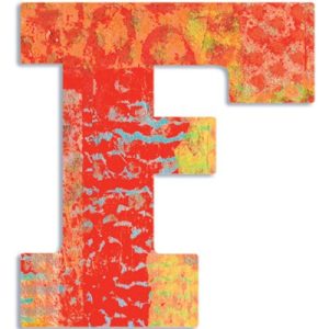 achetez Lettre F en bois Paon Djeco au meilleur prix en promo