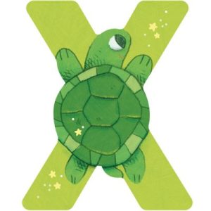 achetez Lettre X en bois Tortue verte Moulin Roty au meilleur prix en promo