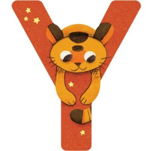 achetez Lettre Y en bois Tigre orange Moulin Roty au meilleur prix en promo