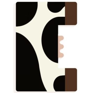 achetez Lettre décorative vache E (coloris aléatoire) Djeco au meilleur prix en promo