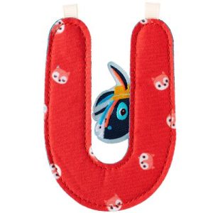 achetez Lettre en tissu à suspendre réversible U (9