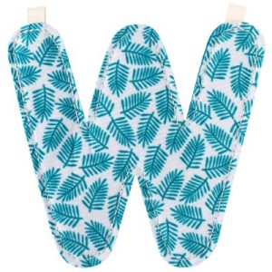 achetez Lettre en tissu à suspendre réversible W (9