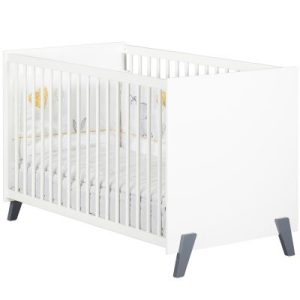 achetez Lit à barreaux Joy gris (60 x 120 cm) Baby Price au meilleur prix en promo