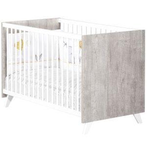 achetez Lit à barreaux Scandi gris (60 x 120 cm) Baby Price au meilleur prix en promo