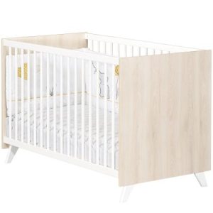 achetez Lit à barreaux Scandi naturel (60 x 120 cm) Baby Price au meilleur prix en promo