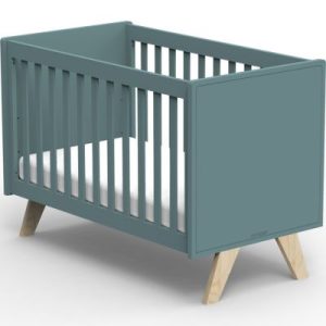 achetez Lit bébé Madavin avec pieds en bouleau coloris au choix (60 x 120 cm) Mathy by bols au meilleur prix en promo