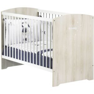 achetez Lit bébé Smile hêtre cendré (60 x 120 cm) Baby Price au meilleur prix en promo