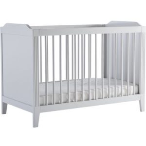 achetez Lit bébé à barreaux Opéra gris (60 x 120 cm) Maison Charlotte au meilleur prix en promo