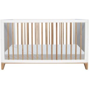 achetez Lit bébé évolutif Naïa Neige (70 x 140 cm) Théo au meilleur prix en promo