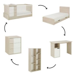 achetez Lit compact évolutif Sacha avec tiroir (70 x 140 cm) Galipette au meilleur prix en promo