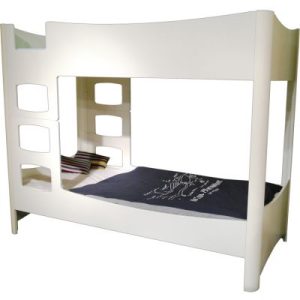 achetez Lit superposé double Fusion blanc (90 x 200 cm) Mathy by bols au meilleur prix en promo
