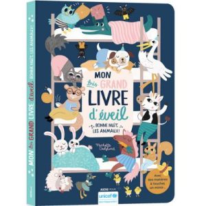 achetez Livre Mon très grand livre d'éveil : Bonne nuit les animaux ! Auzou Editions au meilleur prix en promo