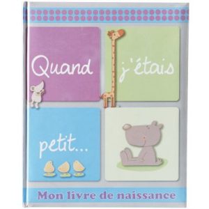 achetez Livre de naissance Quand j'étais petit bleu (48 pages) Domiva au meilleur prix en promo