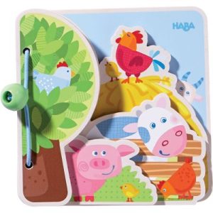 achetez Livre pour bébé Les amis de la ferme Haba au meilleur prix en promo