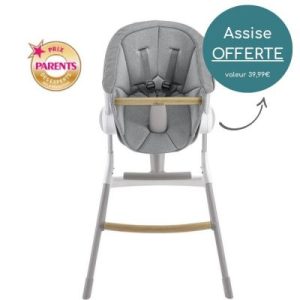 achetez Lot chaise haute Up & Down + assise offerte Béaba au meilleur prix en promo
