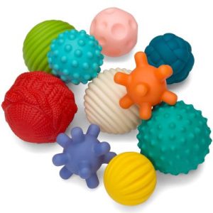 achetez Lot de 10 balles sensorielles Sensory Infantino au meilleur prix en promo