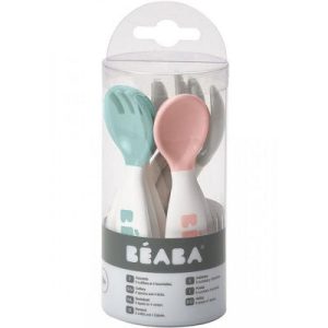 achetez Lot de 10 couverts en silicone vert d'eau