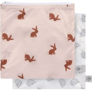 achetez Lot de 2 Pochettes à goûter Little Forest Lapin Lässig au meilleur prix en promo
