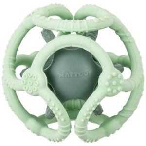 achetez Lot de 2 balles encastrables en silicone vertes Nattou au meilleur prix en promo
