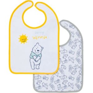 achetez Lot de 2 bavoirs 1er âge Winnie l'ourson Babycalin au meilleur prix en promo