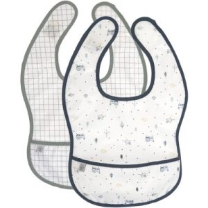 achetez Lot de 2 bavoirs à poche bleu Garden Explorer Lässig au meilleur prix en promo