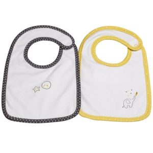 achetez Lot de 2 bavoirs à pression Babyfan Sauthon au meilleur prix en promo