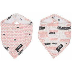 achetez Lot de 2 bavoirs bandana Lune de pêche Luma Babycare au meilleur prix en promo