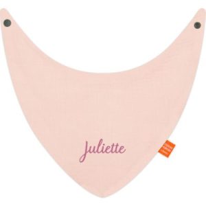 achetez Lot de 2 bavoirs bandanas Nomade Lapin Rose (personnalisable) L'oiseau bateau au meilleur prix en promo