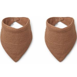achetez Lot de 2 bavoirs bandanas Siri Tuscany rose Liewood au meilleur prix en promo