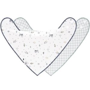 achetez Lot de 2 bavoirs bandanas col bénitier bleu Garden Explorer Lässig au meilleur prix en promo