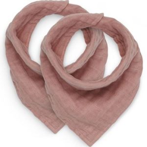 achetez Lot de 2 bavoirs bandanas en coton froissé Rosewood Jollein au meilleur prix en promo