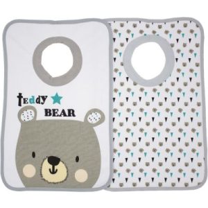 achetez Lot de 2 bavoirs élastiques Teddy Bear Babycalin au meilleur prix en promo