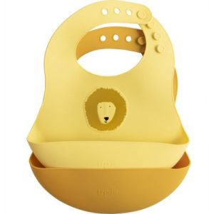achetez Lot de 2 bavoirs en silicone Mr Lion Trixie au meilleur prix en promo